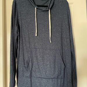 Zyia Active Navy Pocket Boyfriend Hoodie XXL